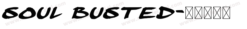Soul Busted字体转换